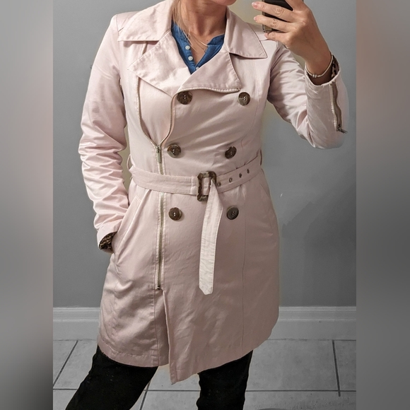 Light pink trench coat - Picture 3 of 5